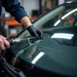 Mobile Car Window Repair Technician