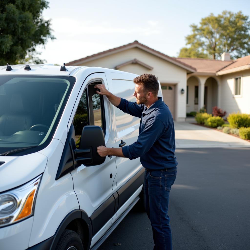 Mobile car window repair service in Temple City