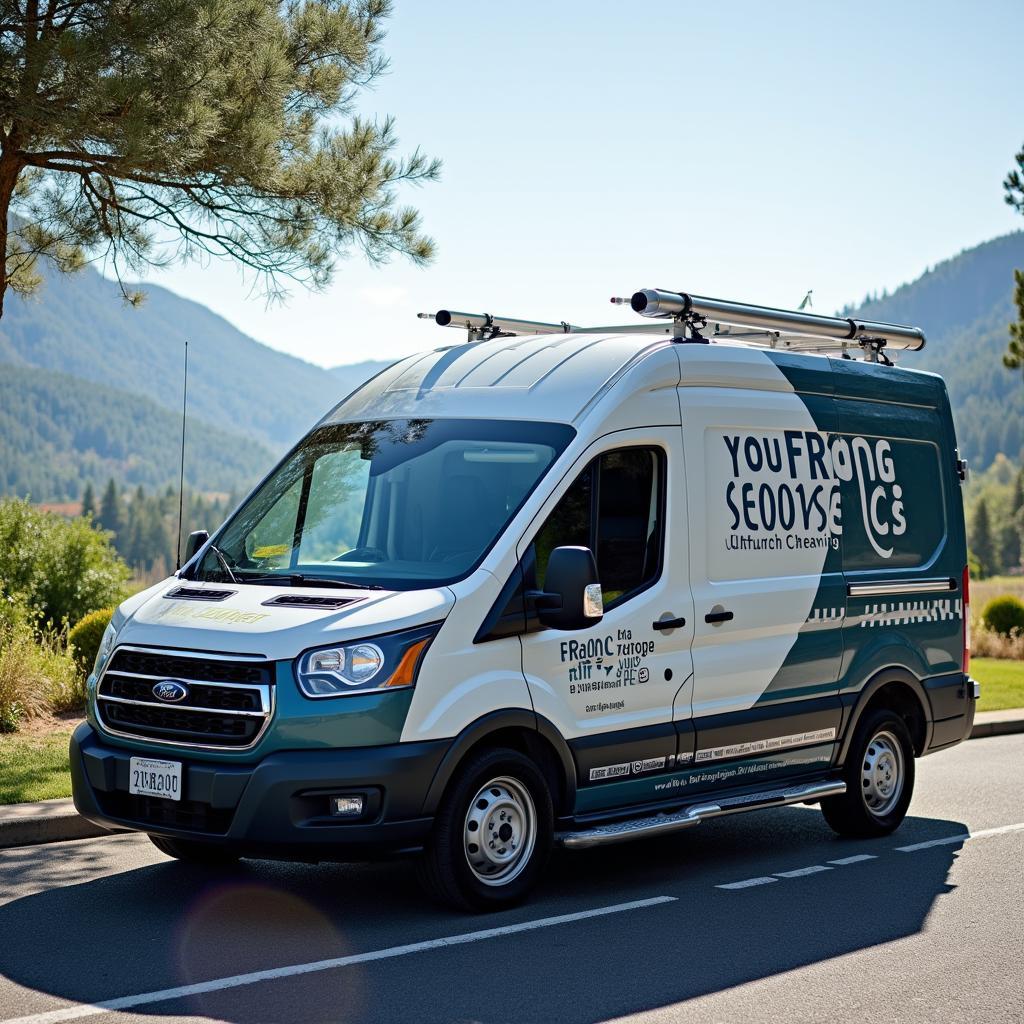 Mobile Car Window Repair Van on the Go