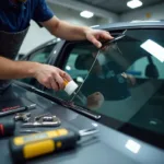 Mobile Car Window Repair Process