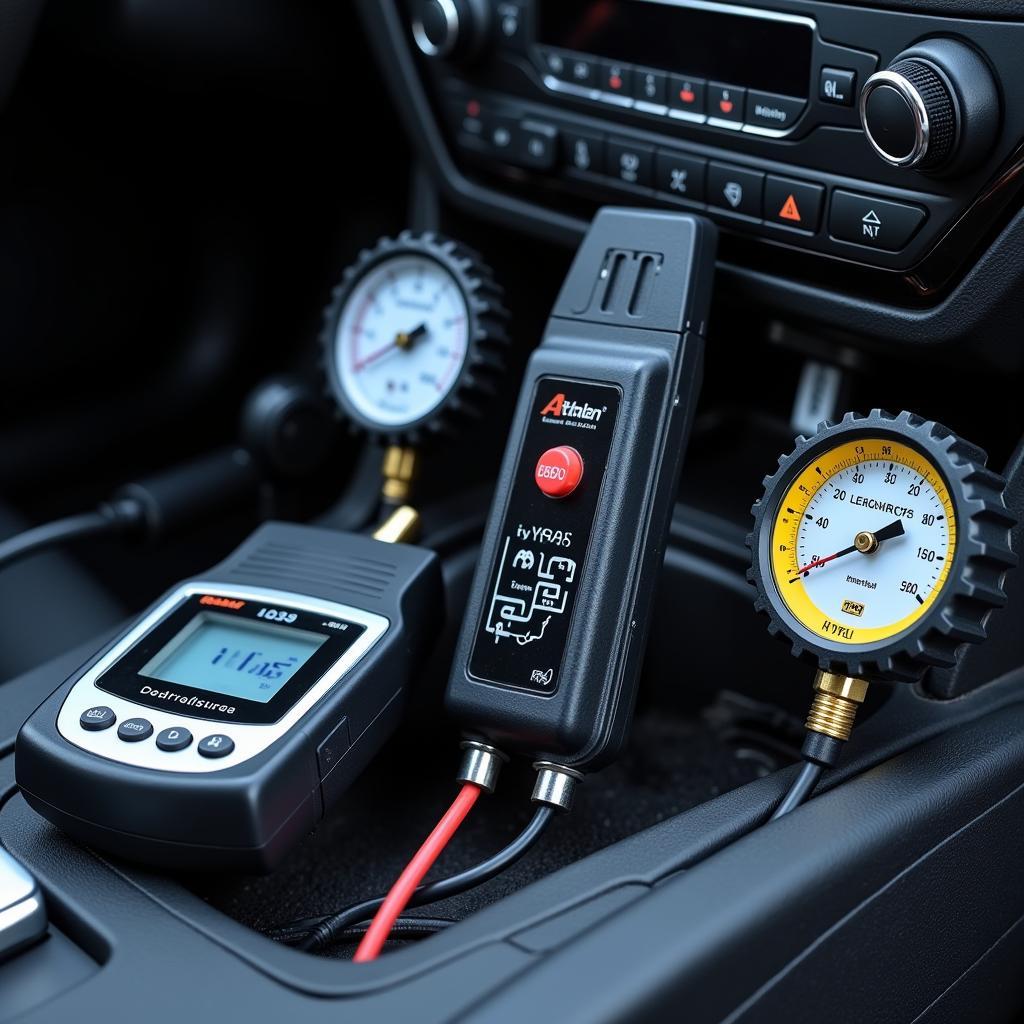 Modern Car AC Diagnostic Equipment