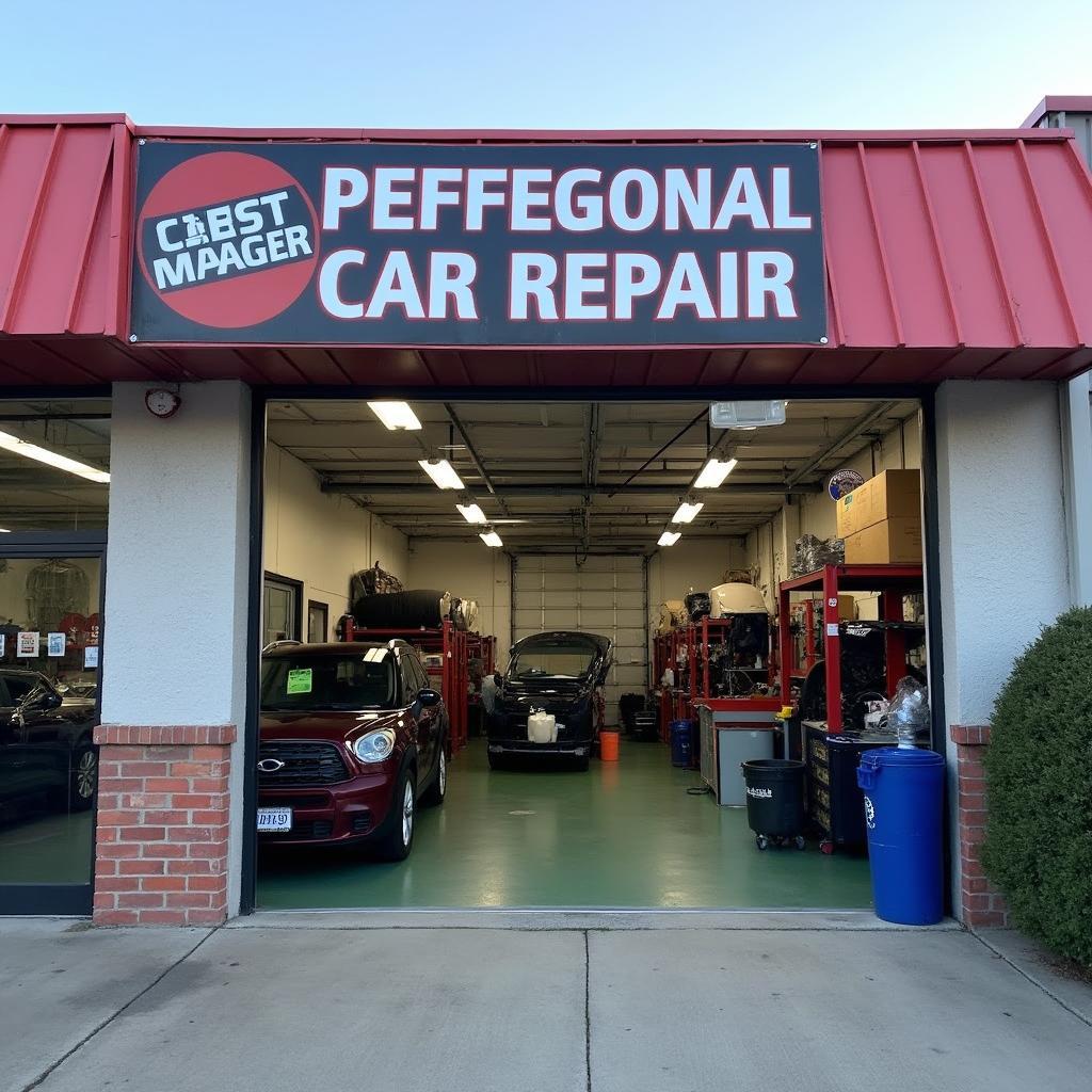 Mortimer car body repair shop exterior