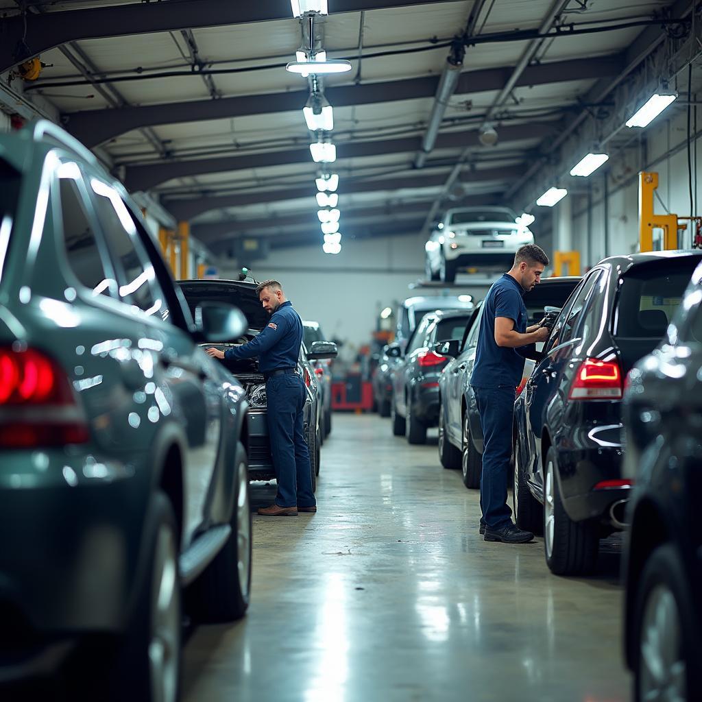 Car body repair shop in North Shields