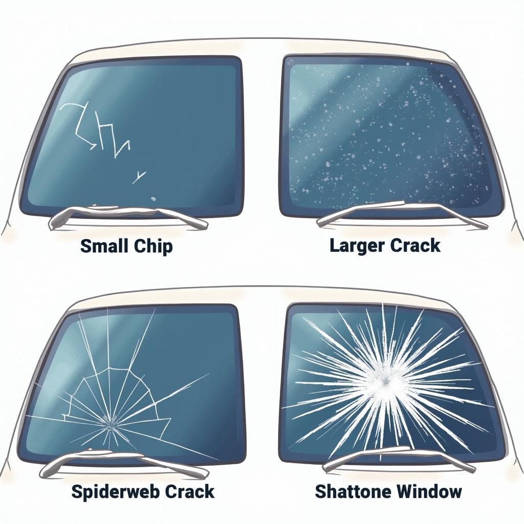 Types of Car Window Damage