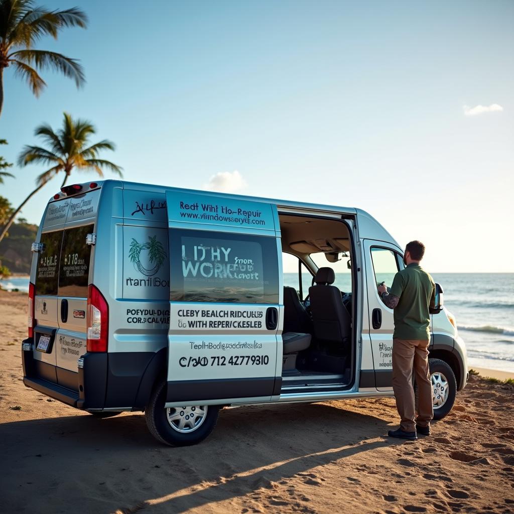 Mobile Car Window Repair Service on Oahu