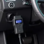 OBD2 Adapter Connected to VAG Vehicle