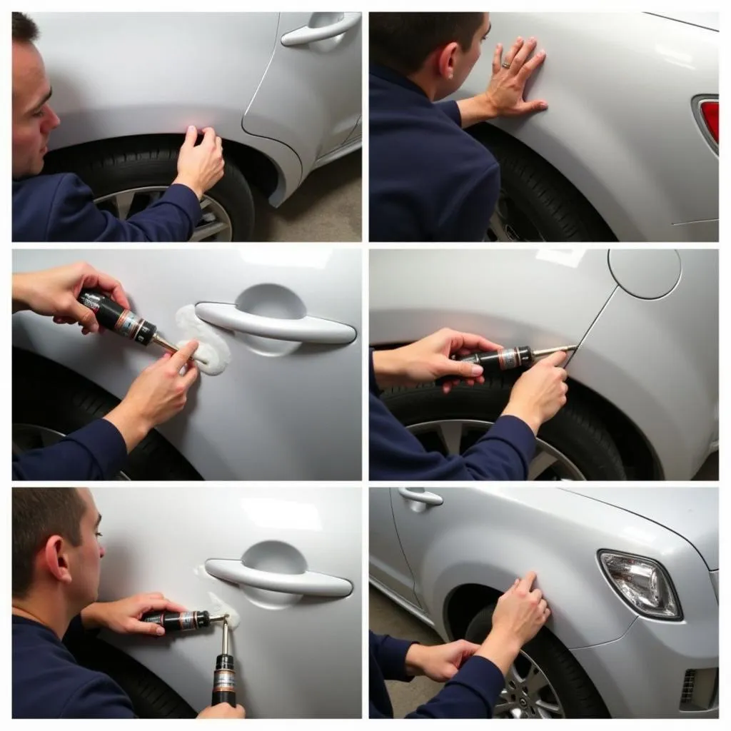 Paintless Dent Repair Process