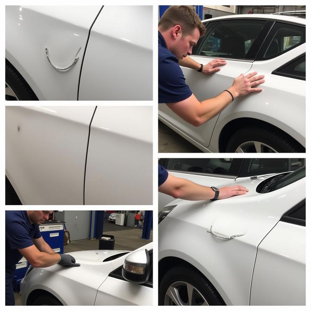 Paintless Dent Repair Process in Shepperton