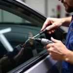 Repairing a Scratched Plastic Car Window