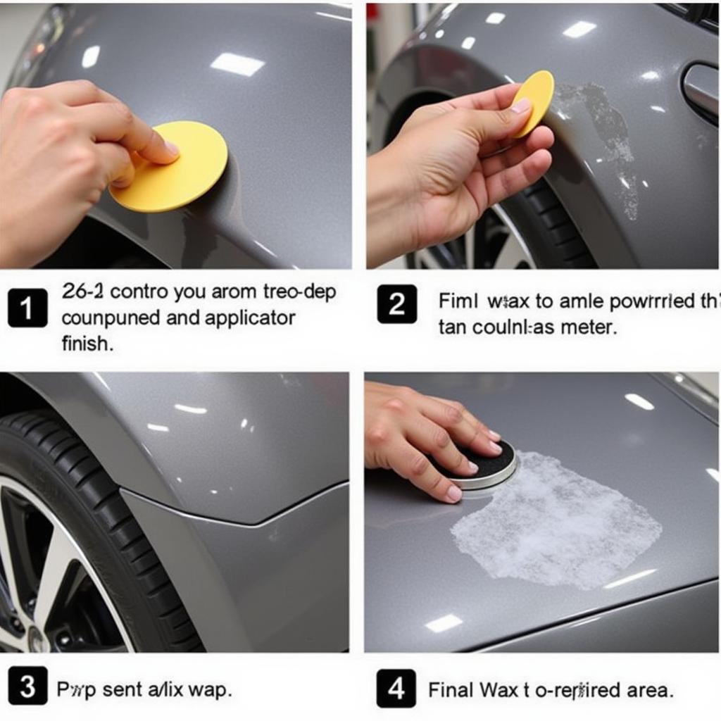 Polishing Car Paint after Chip Repair