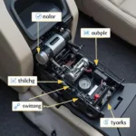 Car Power Seat Mechanism Components