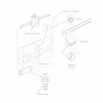 Car Power Window Mechanism Components