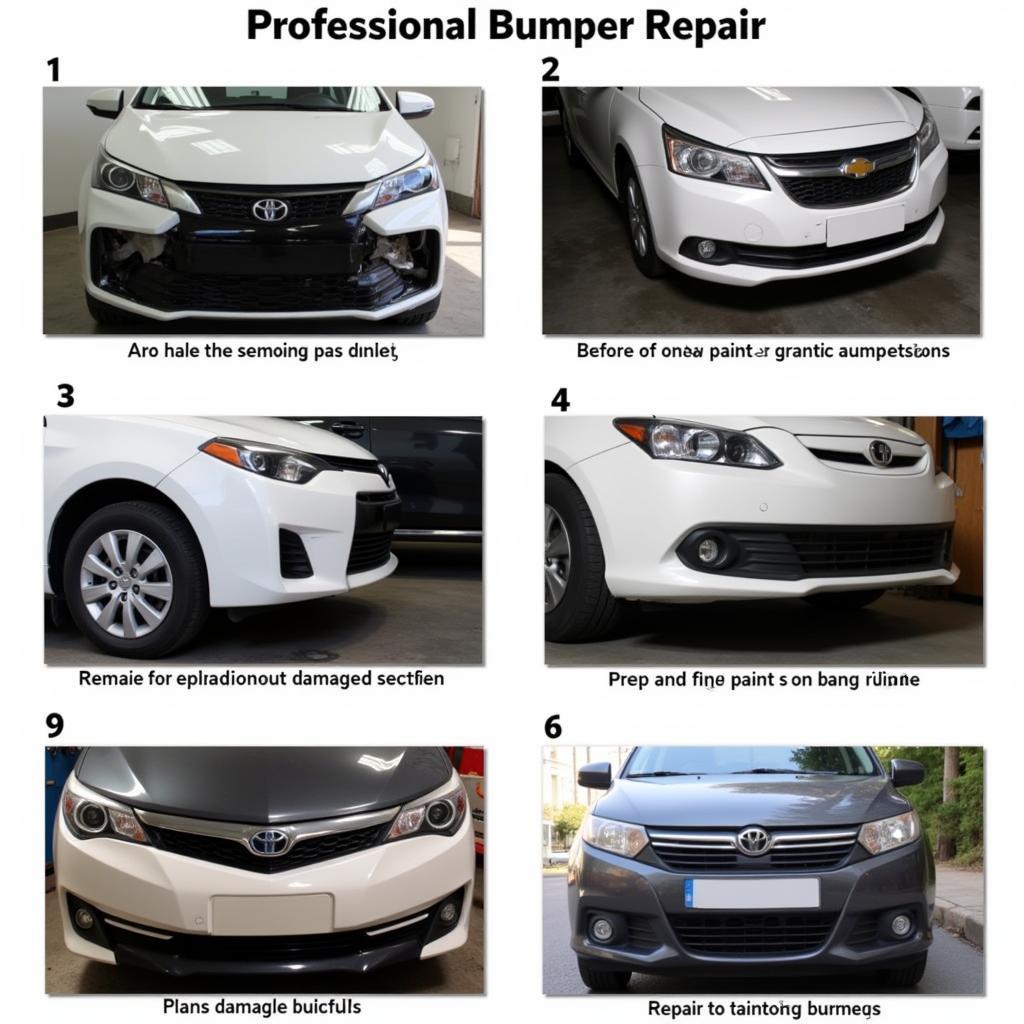 Professional Bumper Repair Process