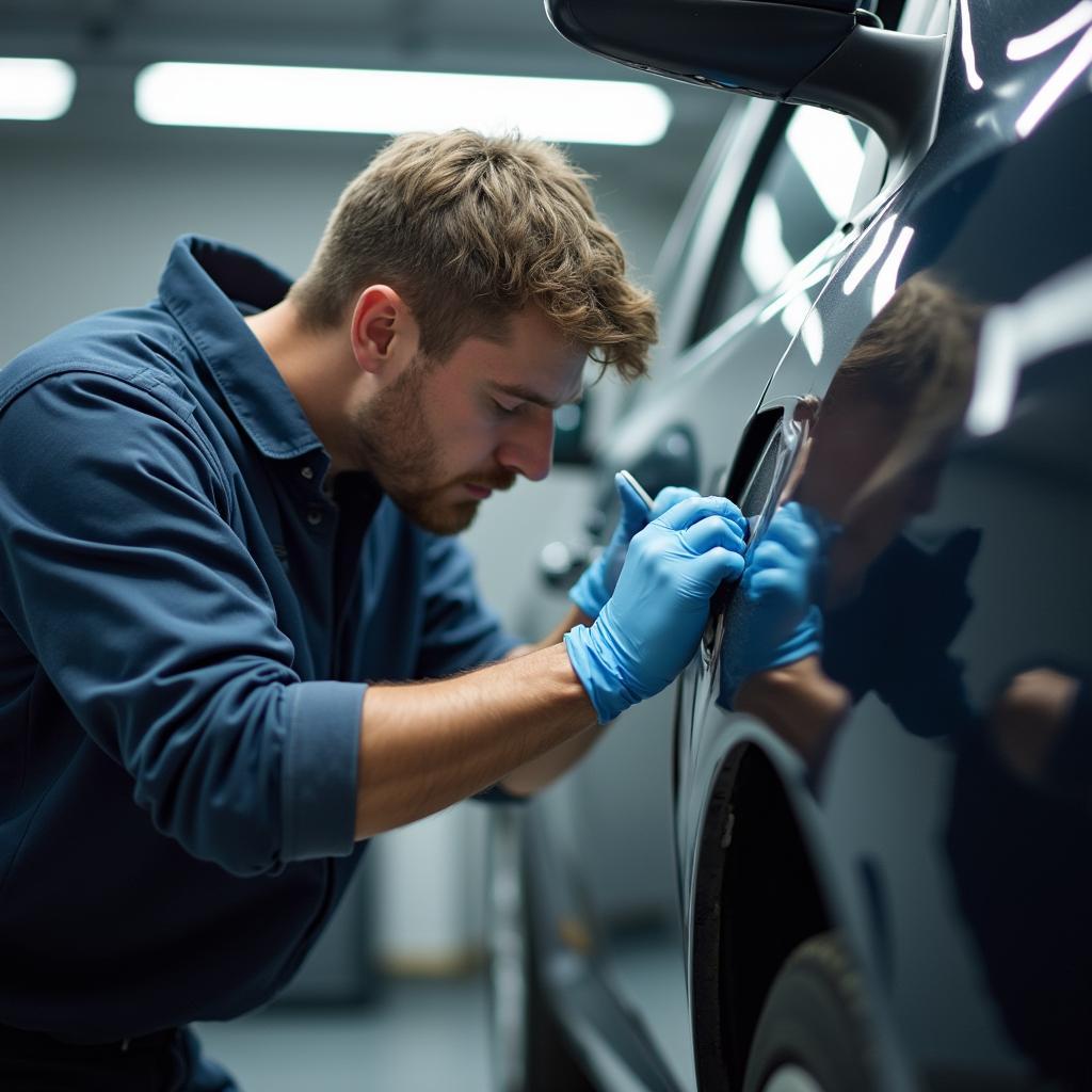 Professional car body repair services in Clydebank