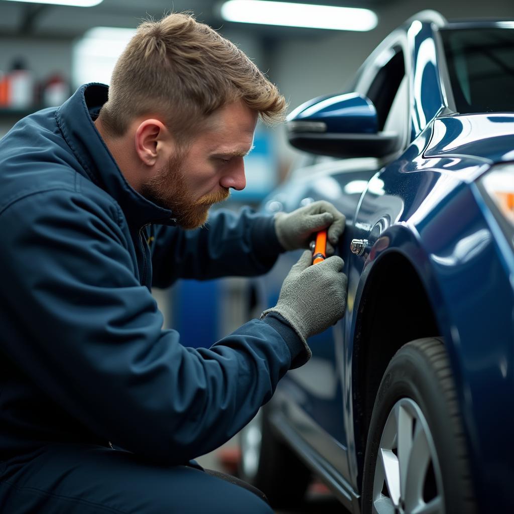 Professional car body repair in North Shields