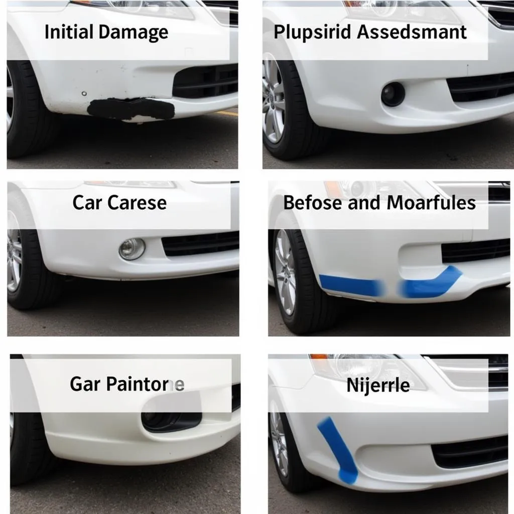 Car Bumper Repair Process