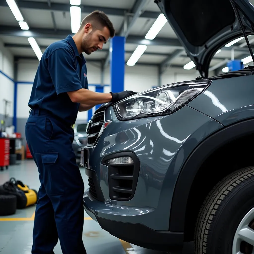 Professional Car Bumper Repair Shop