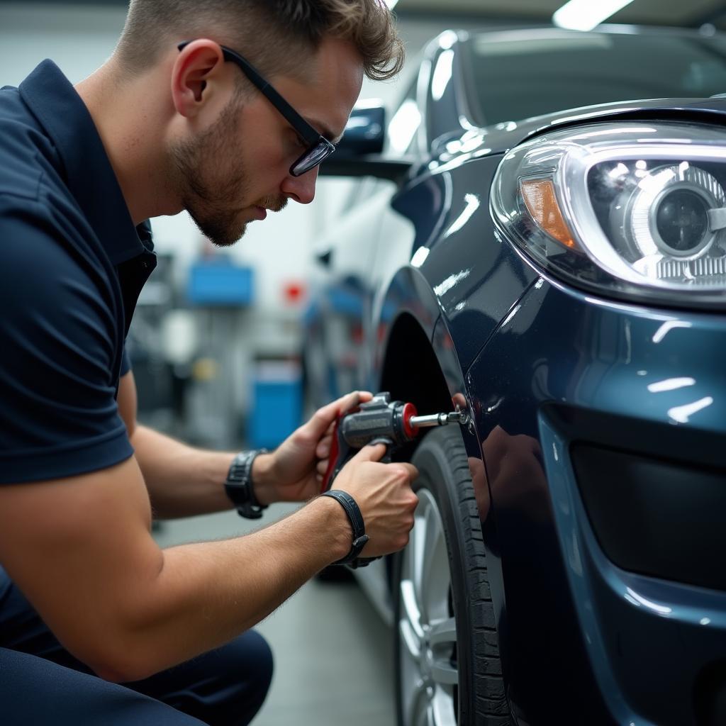 Professional Car Bumper Scuff Repair