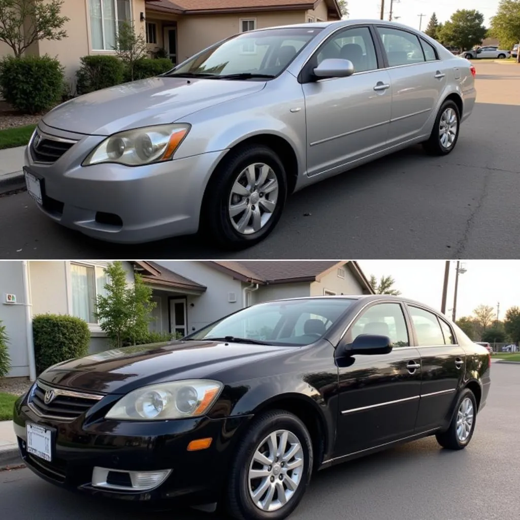 Professionally Detailed Car After Repair