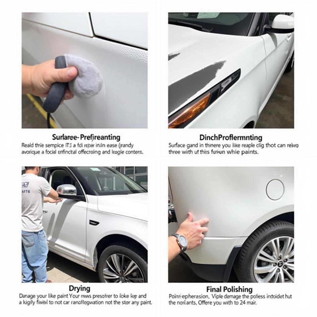 Professional Car Paint Repair Process