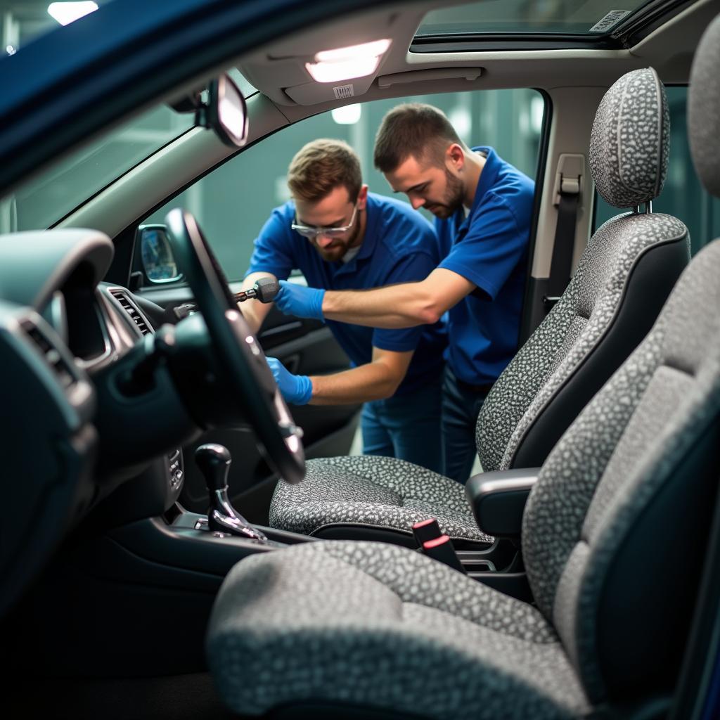 Car Upholstery Repair Shop