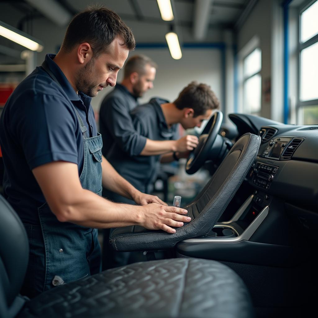 Professional Car Upholstery Repair Shop