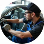 Professional Car Window Repair Technician