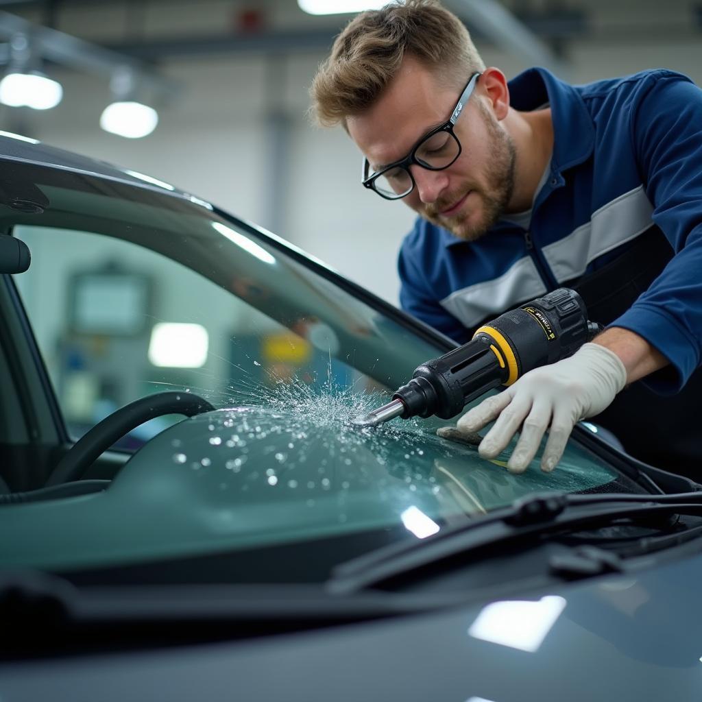 Professional Car Window Repair Technician in Houston