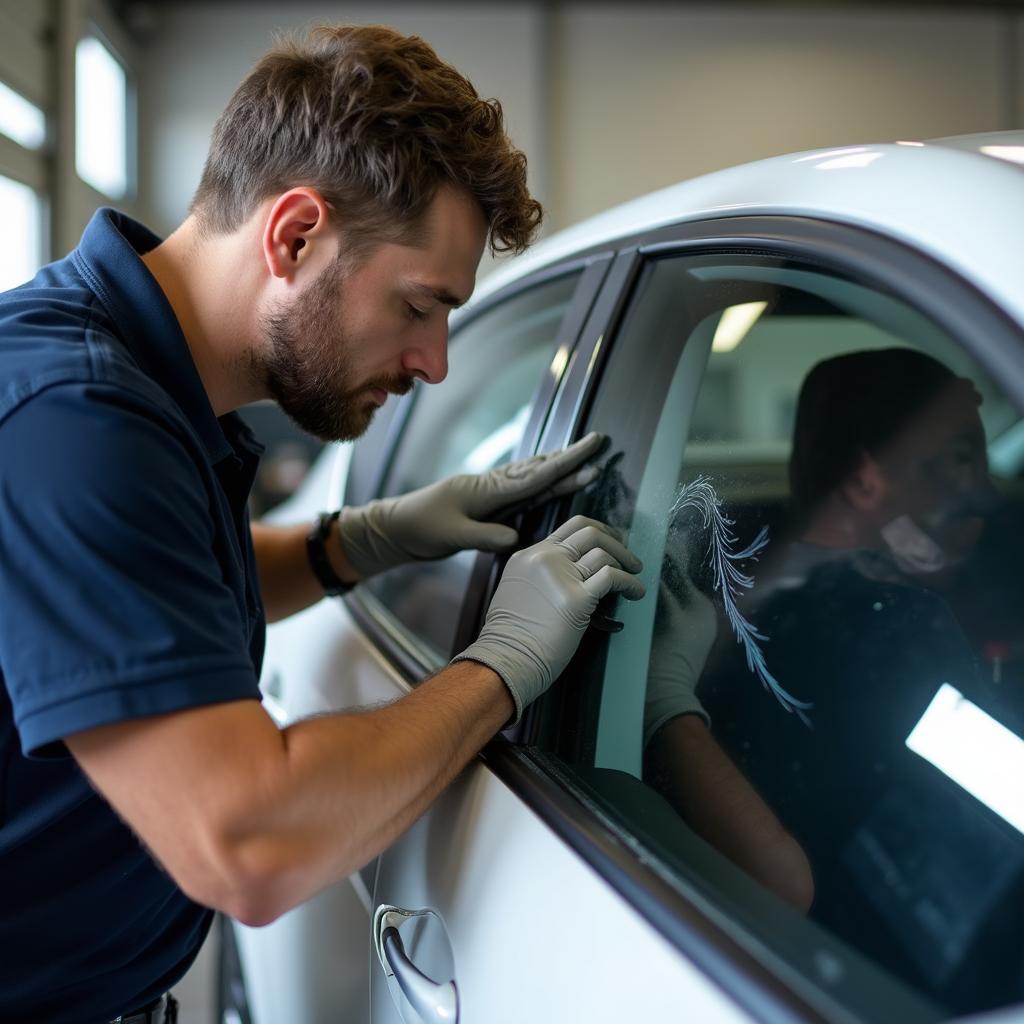 Professional Car Window Scratch Repair