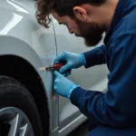 Professional Dent Repair Process