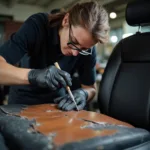 Professional Leather Car Seat Repair