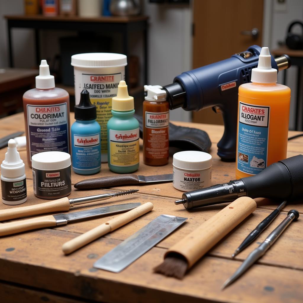 Professional Leather Repair Tools and Materials