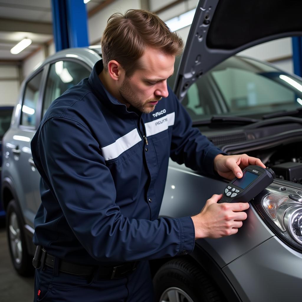 Qualified Auto Electrician in Bradford using Diagnostic Tools