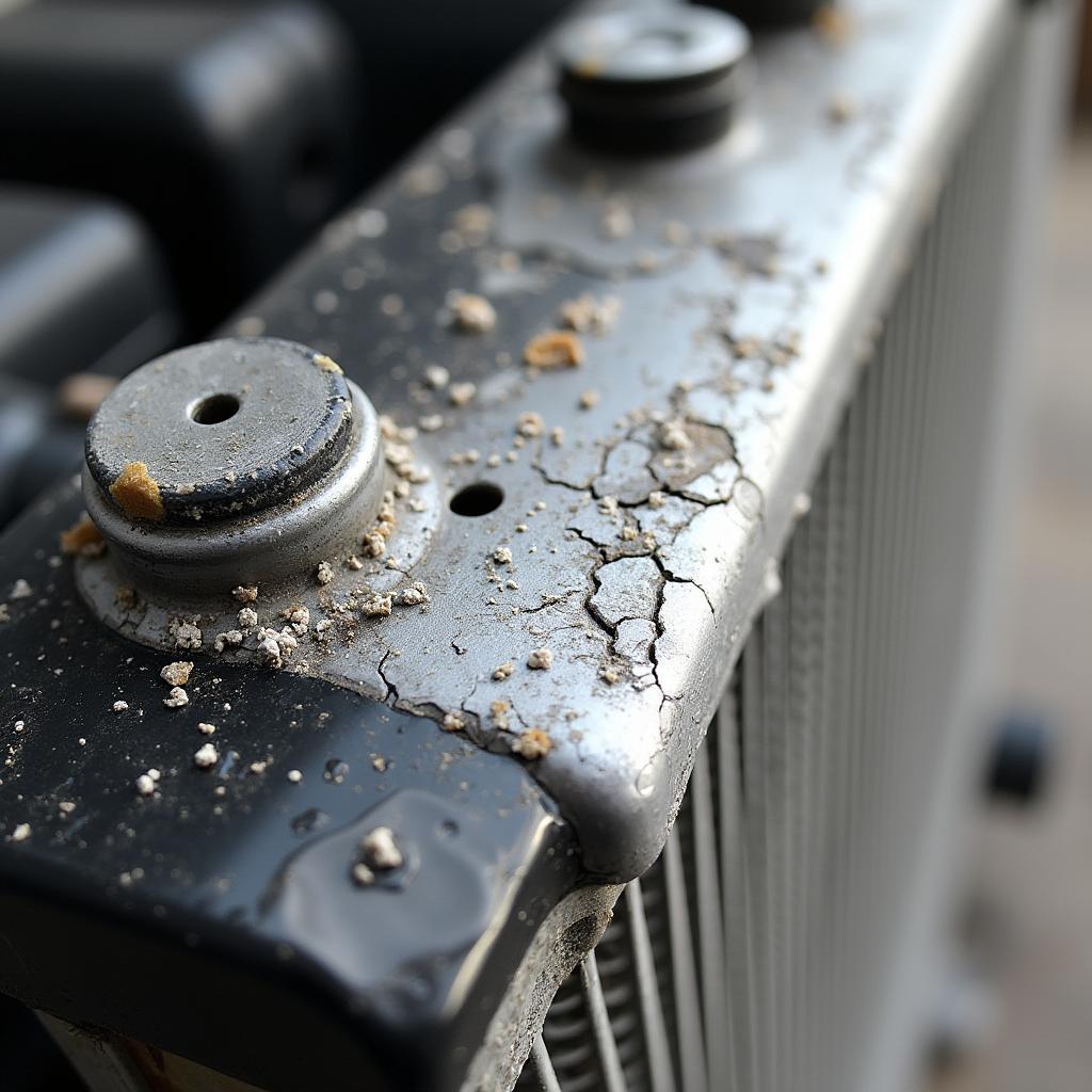 Radiator Damage from Car Body Filler