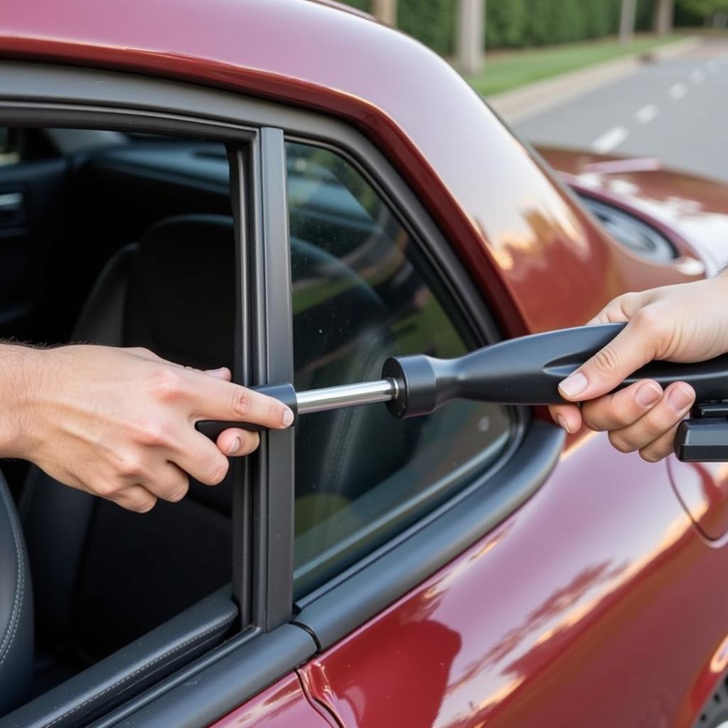 Realigning a Car Window