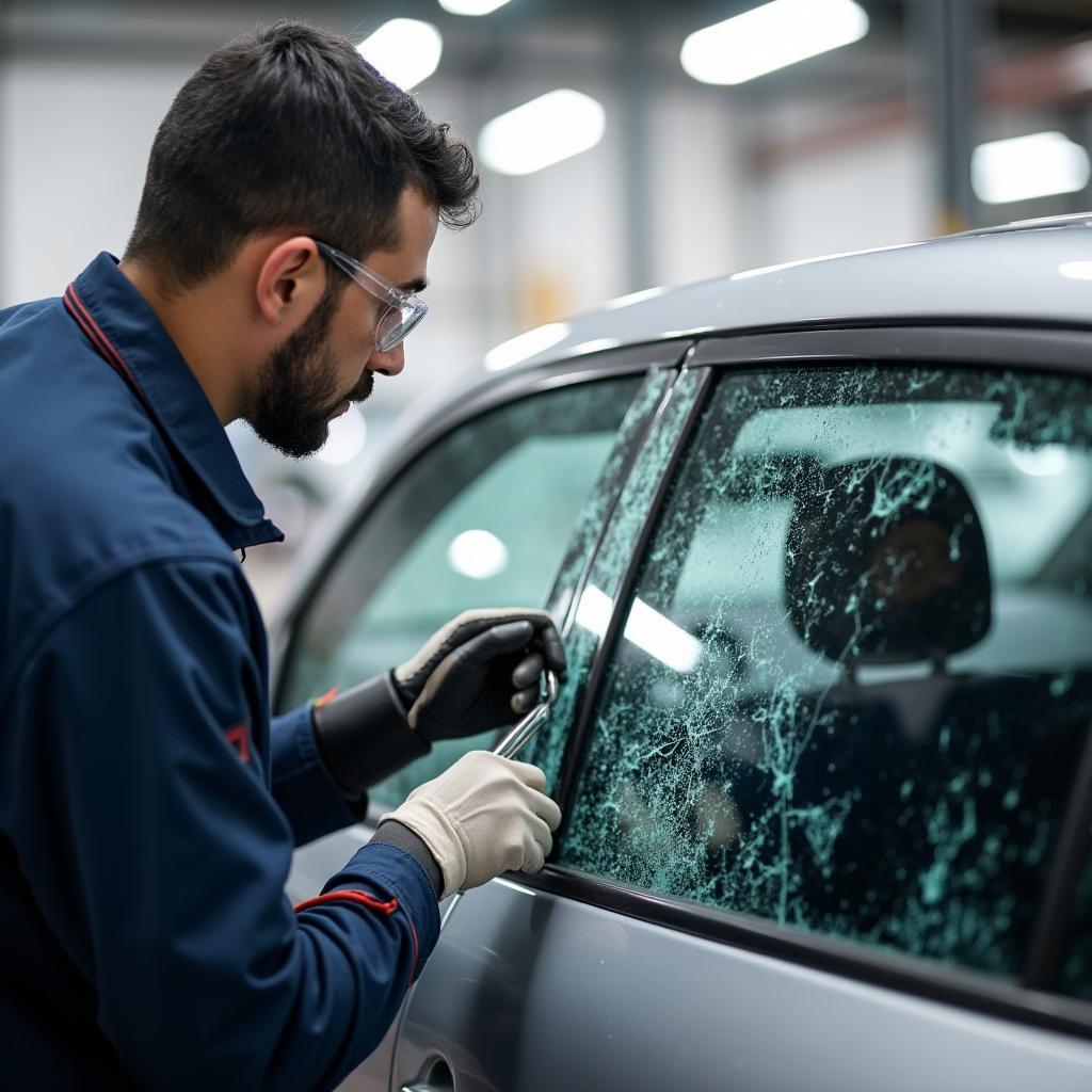 Rear Car Window Repair Technician in Morris County