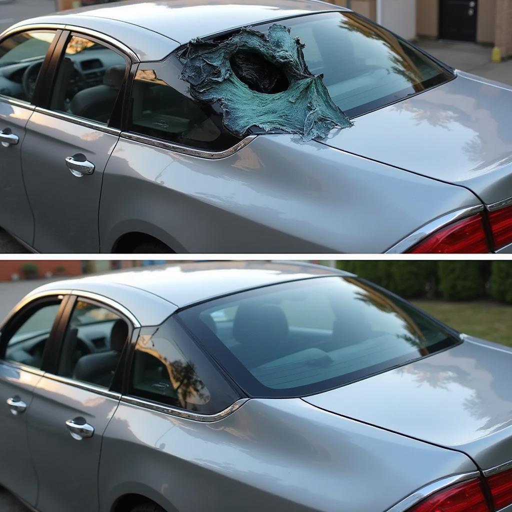 Rear Window Damage Repair Cypress