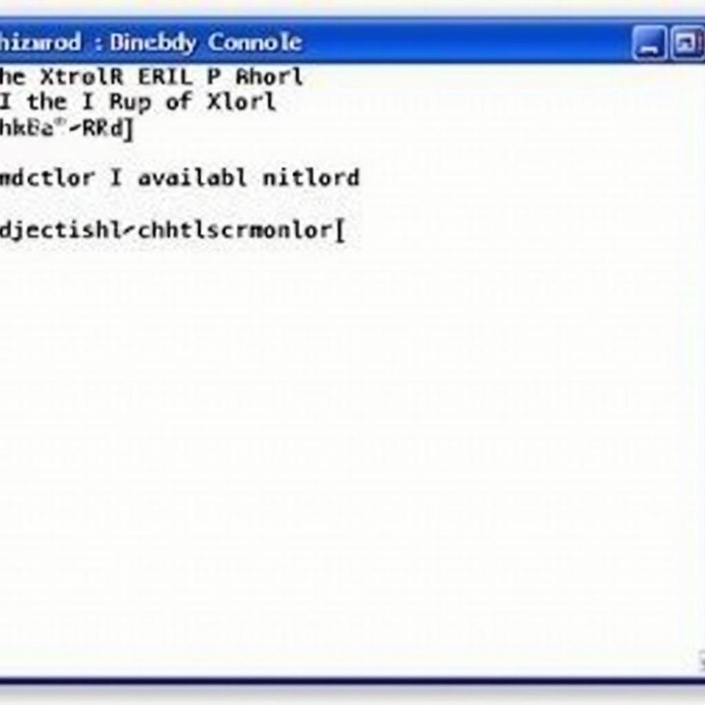 Windows XP Recovery Console Commands