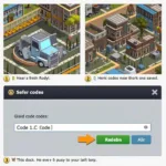 Redeeming Codes in Car Repair Simulator