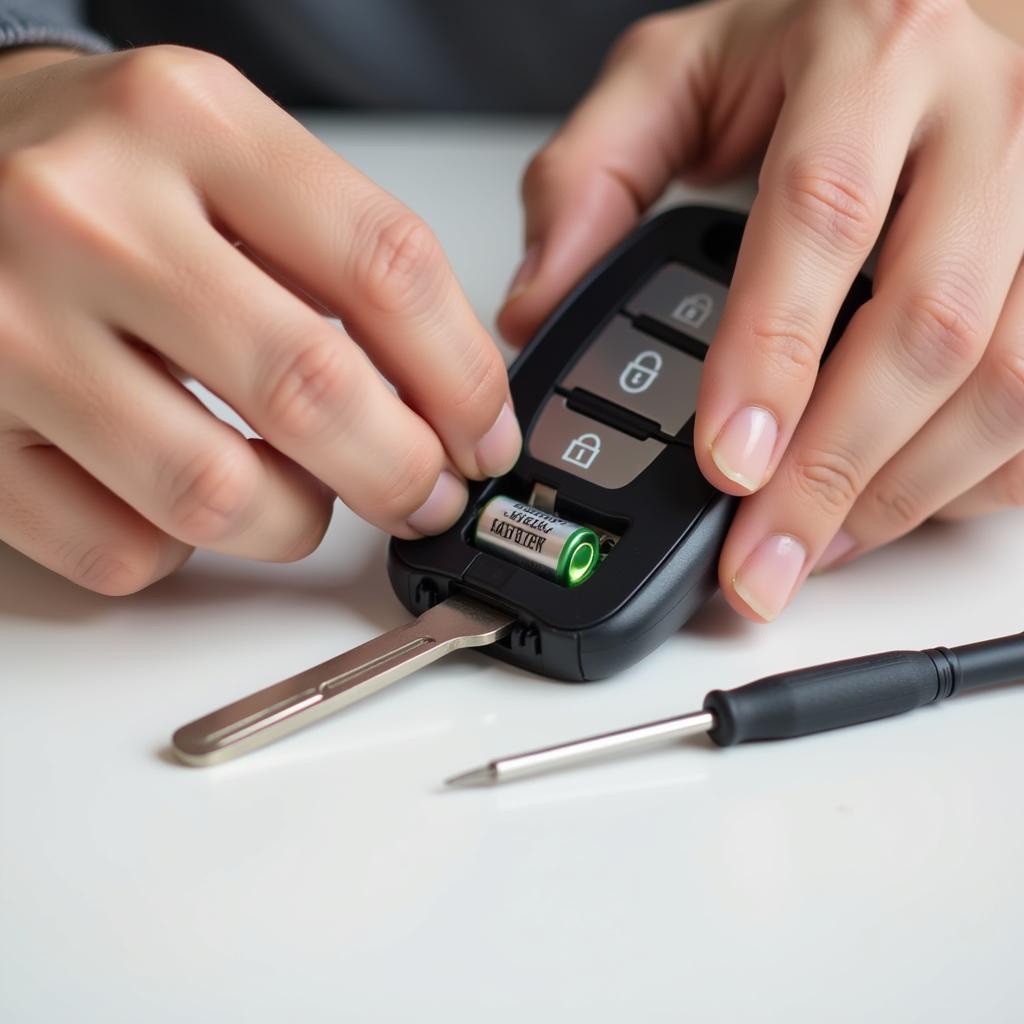 Replacing a Remote Car Key Battery