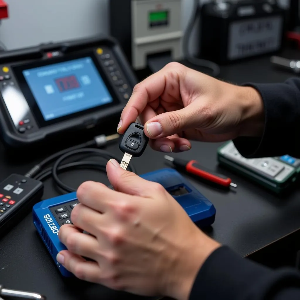 Remote car key repair shop in Bury