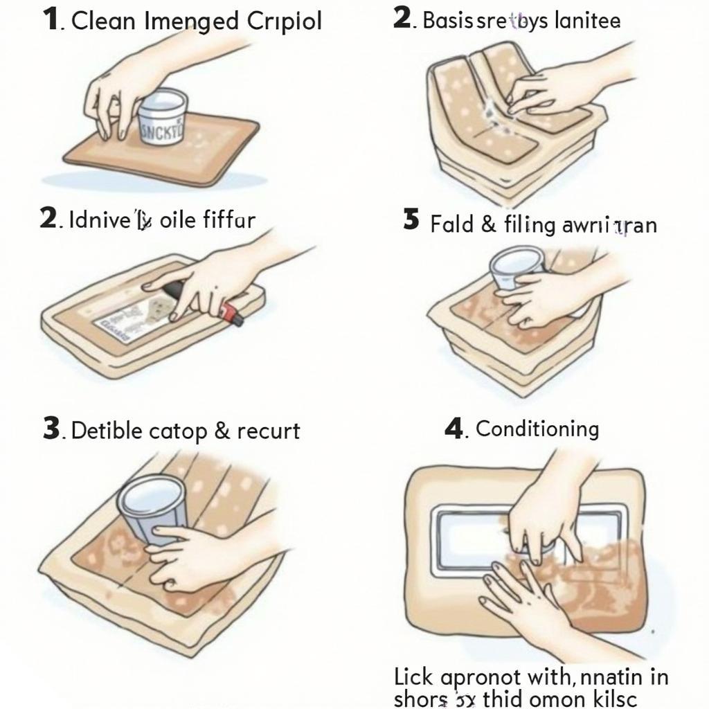 Applying Leather Repair Products