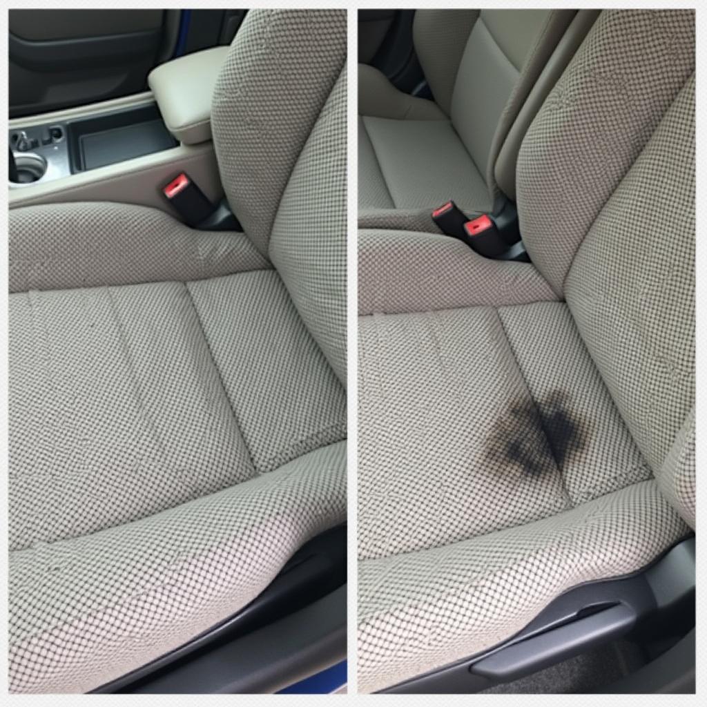 Repairing Burn Marks on Fabric Car Seat Panel