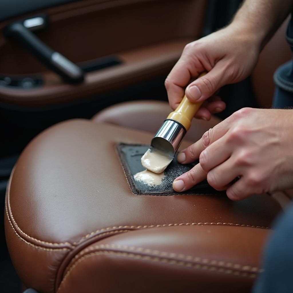 Repairing Car Leather Seats