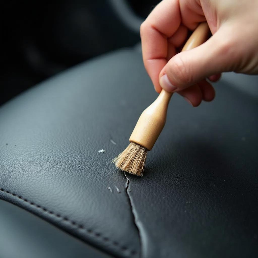 Repairing Cracked Leather Car Seat