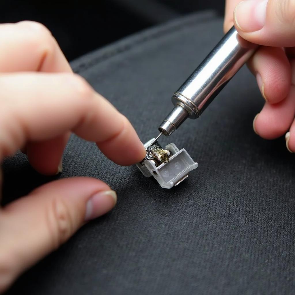 Repairing Damaged Car Seat Heater Element