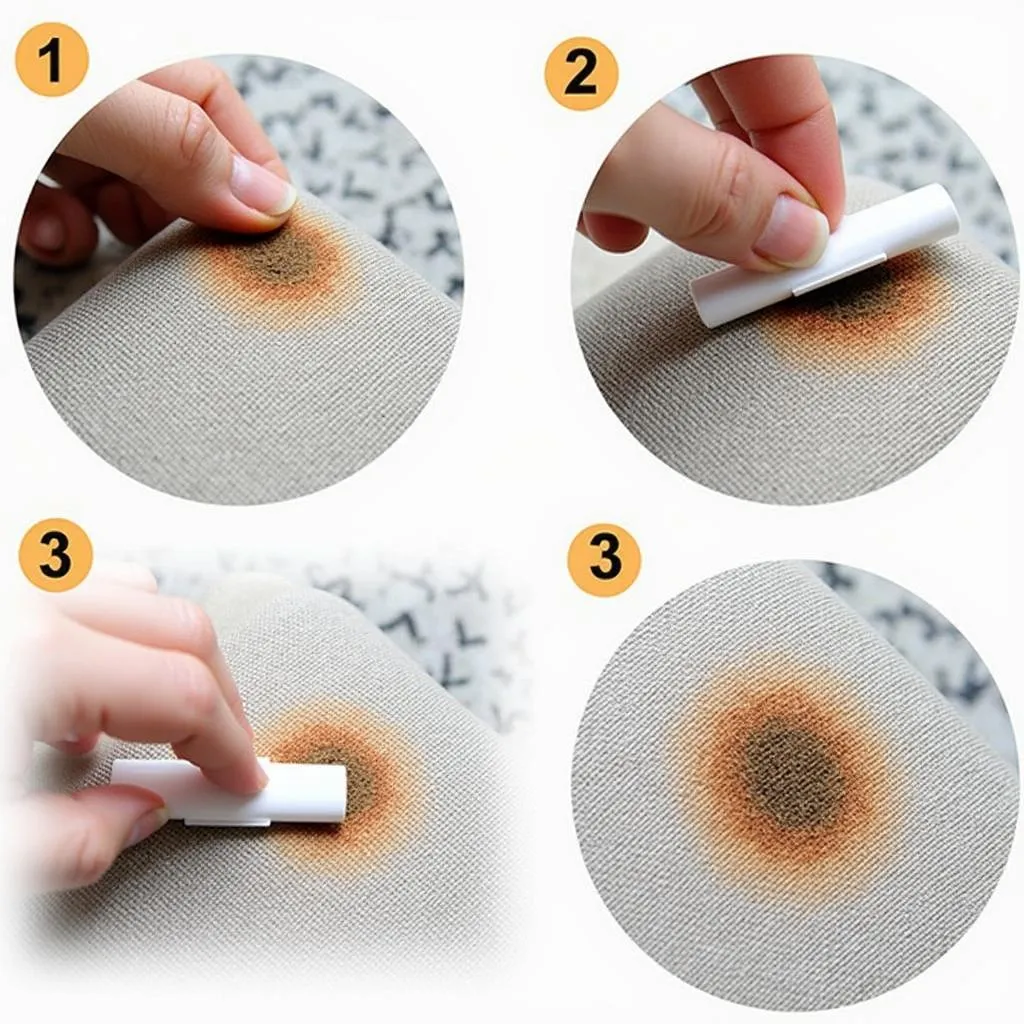 Repairing a Burn Mark on Fabric Car Seat