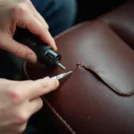 Repairing a Small Tear in Leather Car Seat