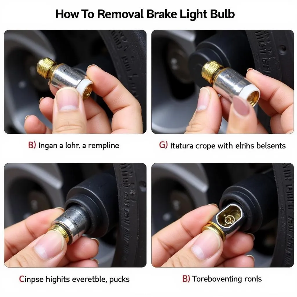 Replacing a Burnt-out Car Brake Light Bulb