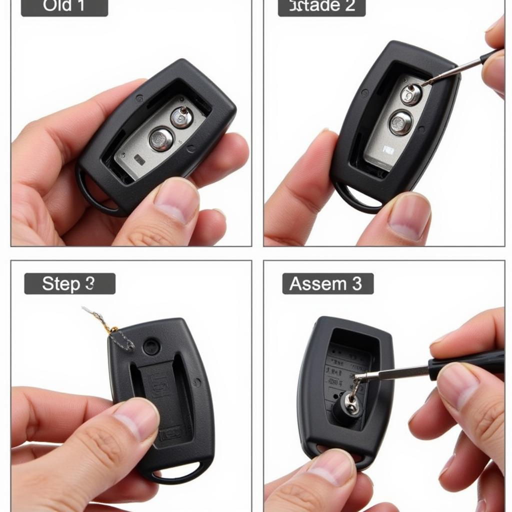 Step-by-step guide on replacing a car key case shell